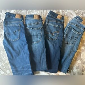 American Eagle Jean size 2 bundle - 4 pairs